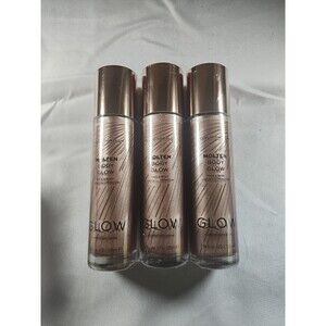 Revolution Molten Body Glow Rose Gold 3.38 Fl. Oz.  Box 3 Bottles Incl.